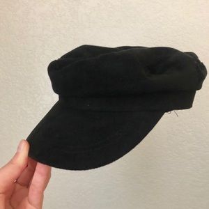 Black Cabby Hat